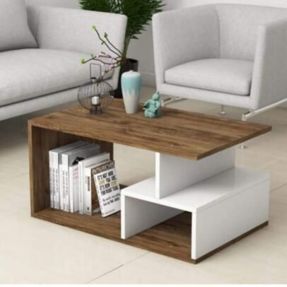 Tima table basse beige/blanc
