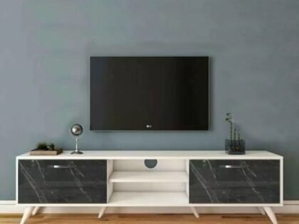 Hope meuble tv 160 cm Noir /blanc