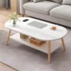 Table basse gigogne avec Etagere
