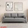 Canape droit 3 places  Beige