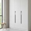 Eva Armoire blanche/noire 3 portes