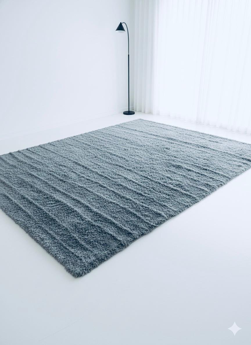 Velora Tapis de salon gris 230x160 cm