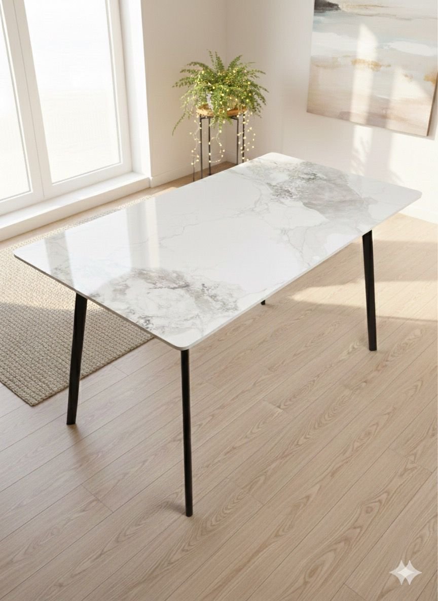 Astra Table à manger rectangulaire 130x70cm