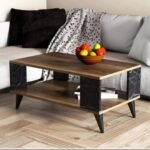 Lena table basse noir/marron