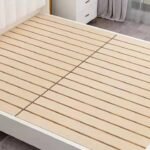 Khairy Lit Blanc/Doré 180*200 cm Avec Deux Tables De Chevet – Image 3