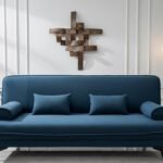 Canapé-lit 3 places Bleu