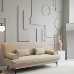 Canapé-lit 3 places Beige