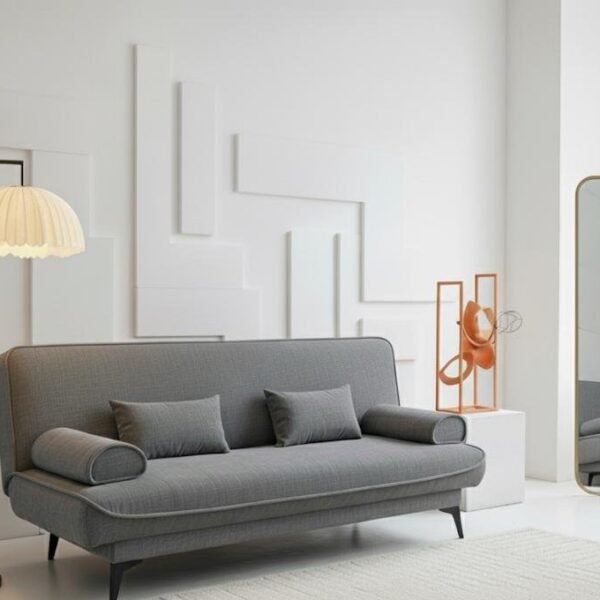 Canapé-lit 3 Places Gris