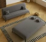 Canapé-lit 3 Places Gris – Image 2