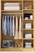 Nancy Armoire blanche/dorée 3 portes – Image 2