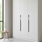 Eva Armoire blanche/noire 3 portes