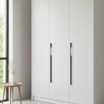 Eva Armoire blanche/noire 3 portes