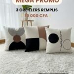 Lot de 3 oreillers déjà remplis