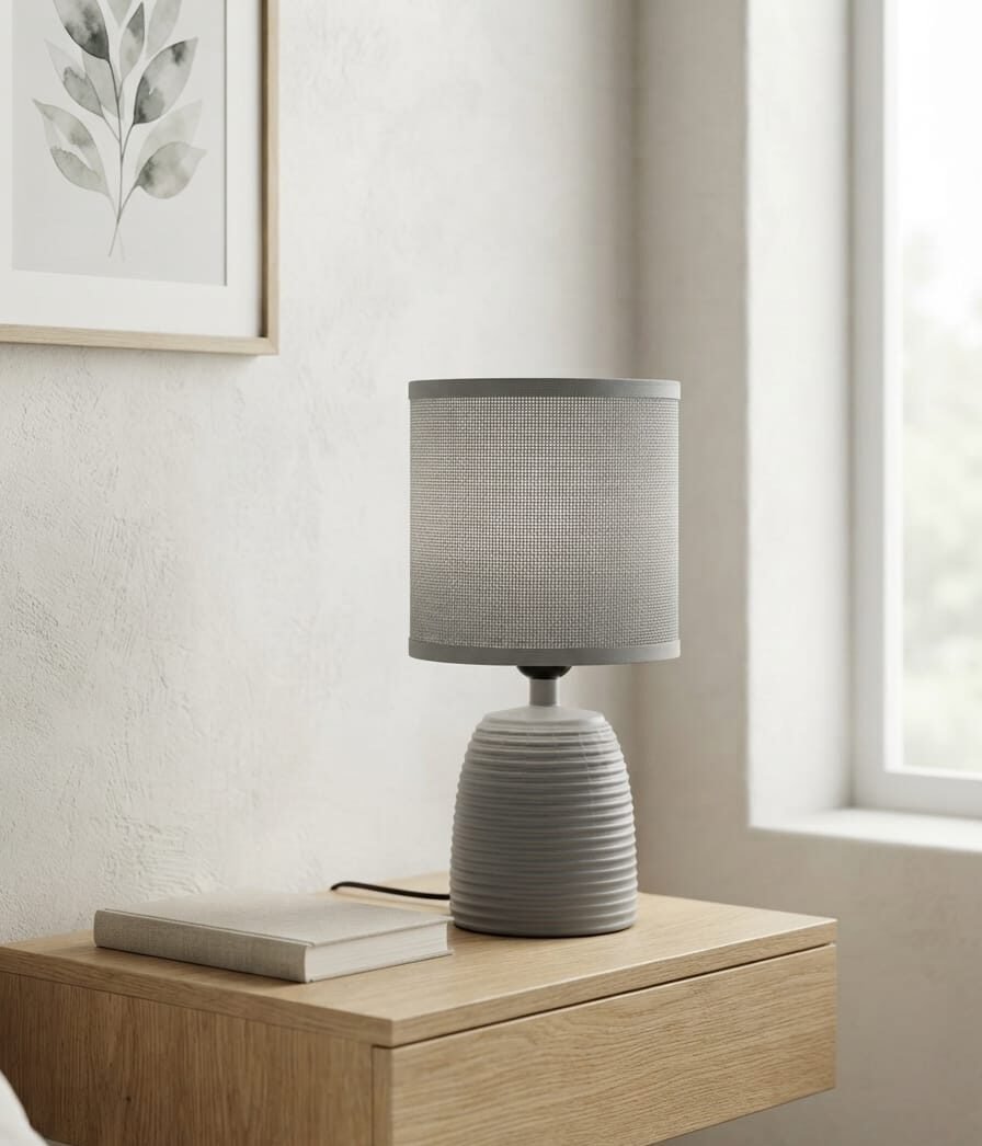 WhatsApp Image 2026-07-16 at 11.58.24 (1) Lampe De Chevet Design Grise – Image 1